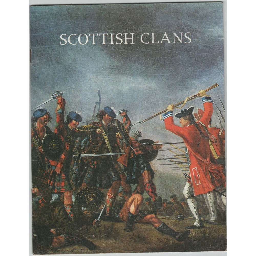 Scottish Clans Illustrated History Booklet with 16th Century Highlands Map - Picture 1 of 3